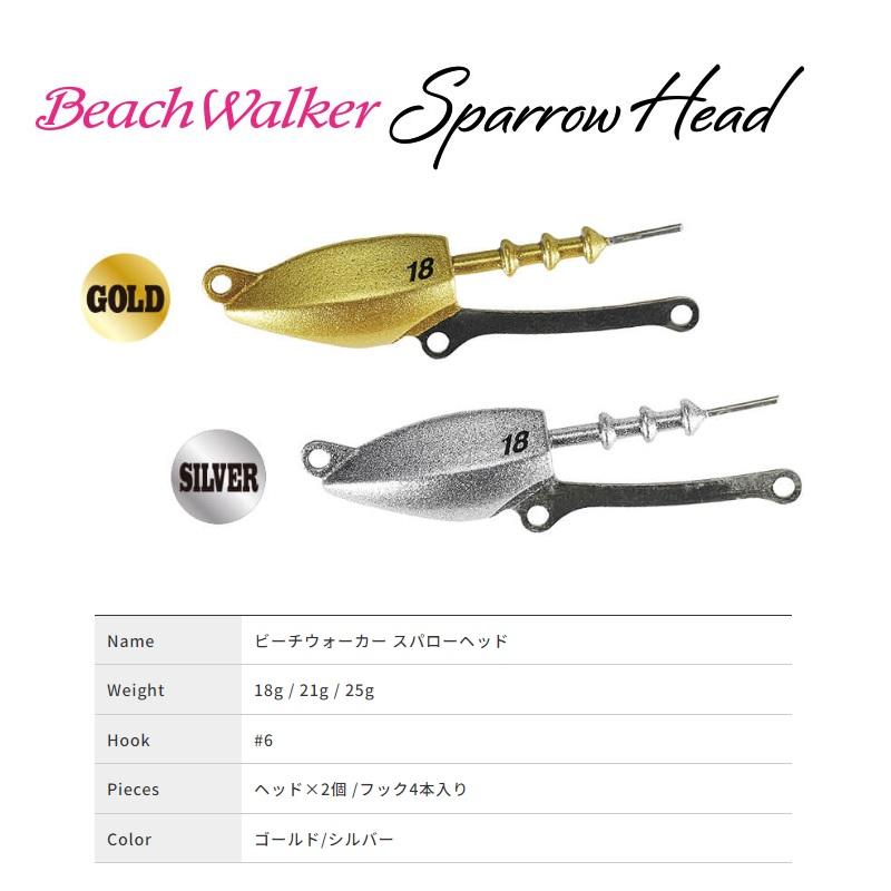 DUO BeachWalker スパローヘッド 18g・21g・25g セット トップ ビーチ