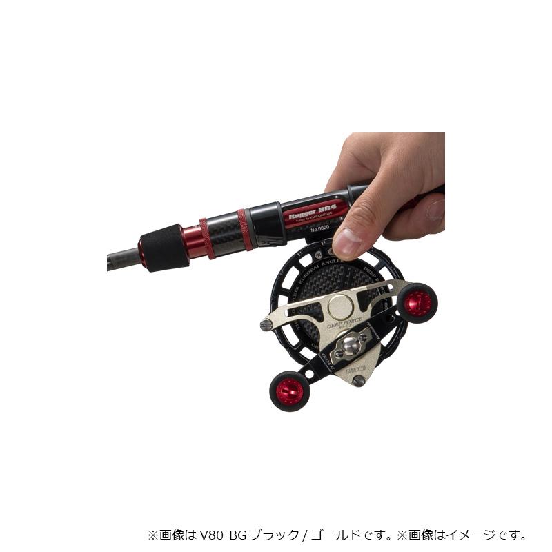 黒鯛工房 カセ筏師 DEEP FORCE V80-BG (右) ブラック/ゴールド