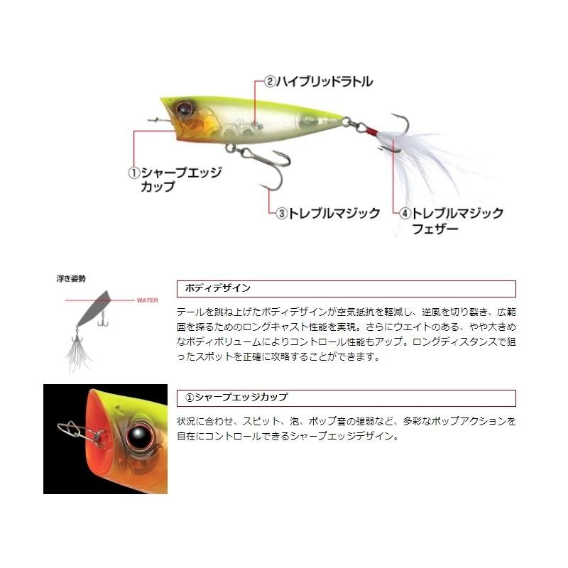 フィッシング メガバスPOPMAX POPX エバーグリーン ワンズバグ 4個セット