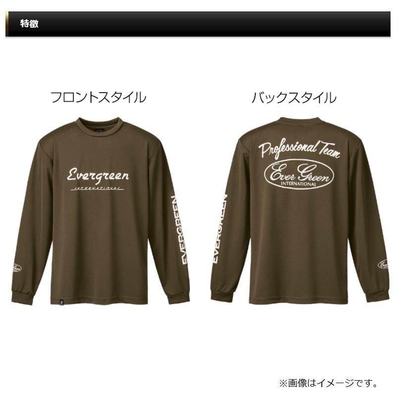 EverGreen（エバーグリーン） ドライロングTシャツ Fタイプ L アーミー