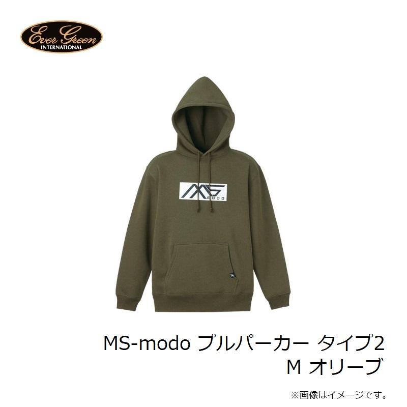 エバーグリーン MS-modo プルパーカー タイプ2 M オリーブ EverGreen（エバーグリーン） MS-modo プルパーカー タイプ2 M