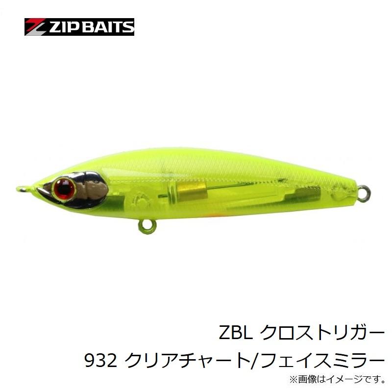 ジップベイツ ZBL クロストリガー 932 クリアチャート/フェイスミラー