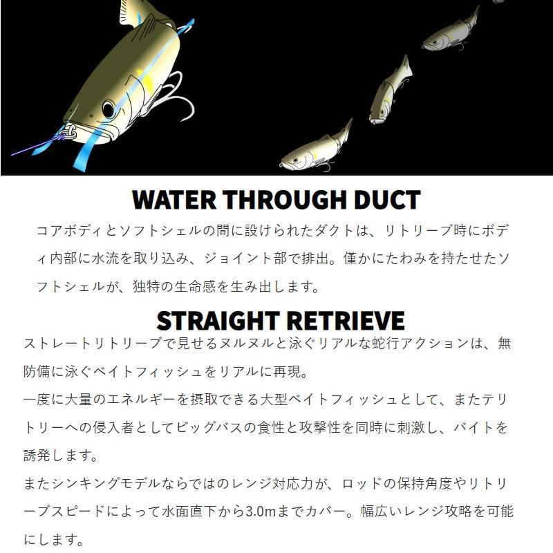 deps（デプス） NEWスライドスイマー250SS #03 チャートオイカワ #03