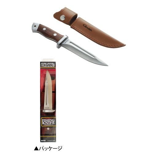 がまかつ - がまかつ　フィッシングナイフ　Gamakatsu　ステンレスナイフ　皮　ケース Gamakatsu がまかつ フィッシングナイフ(大型) : 釣具のFTO