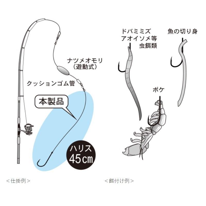 Gamakatsu がまかつ 管付 うなぎあなご 12号 茶 : 釣具のFTO