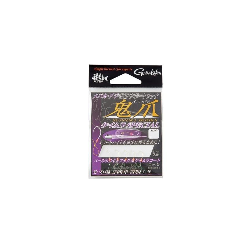 Gamakatsu（がまかつ） サポートフック鬼爪 L ケイムラスペシャル