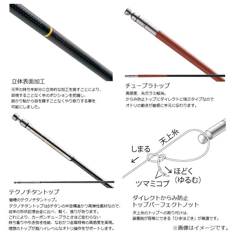 Gamakatsu（がまかつ） がま鮎パワーソニック 振抜急瀬 9.5m【大型2