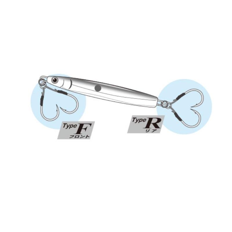 Gamakatsu（がまかつ） GA032 アシストフック真鯛スナイパーTypeR #1
