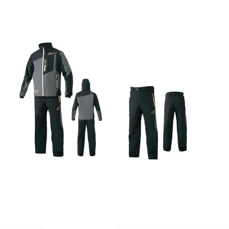 がまかつ GM-3571 レインウェア 上下セット Mサイズ グレー/ブラック Gamakatsu がまかつ GAMAKATSU アルテマシールド200ウィンドアップ