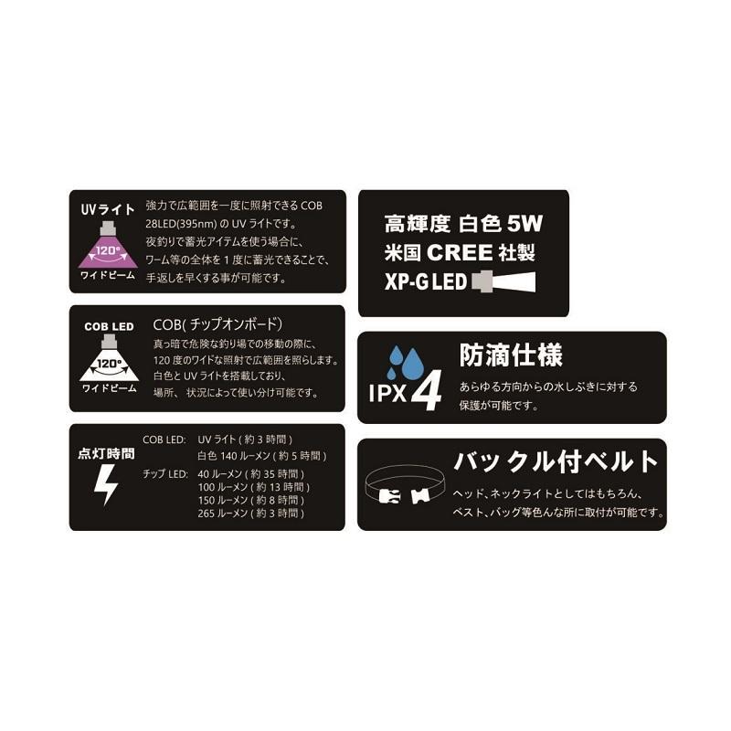 Gamakatsu（がまかつ） LEHL265 ヘッド&ネックライト : 釣具のFTO