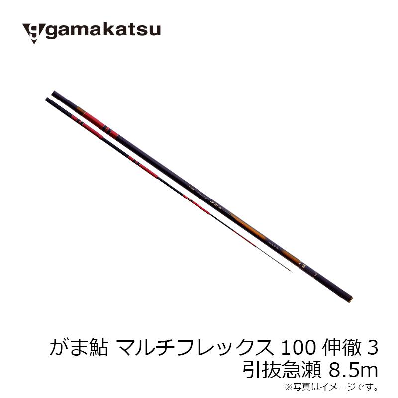 Gamakatsu（がまかつ） がま鮎 マルチフレックス100伸徹3 引抜急瀬 8.5