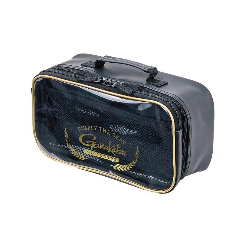 群馬大　-2021 専用 Gamakatsu（がまかつ） GM2565 タックルポーチ M ブラック : 釣具のFTO