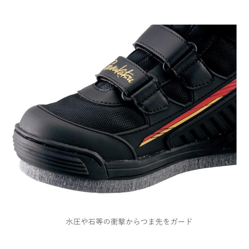 がまかつ GM4537 ウェーディングシューズ(フェルト) SS ブラックの画像