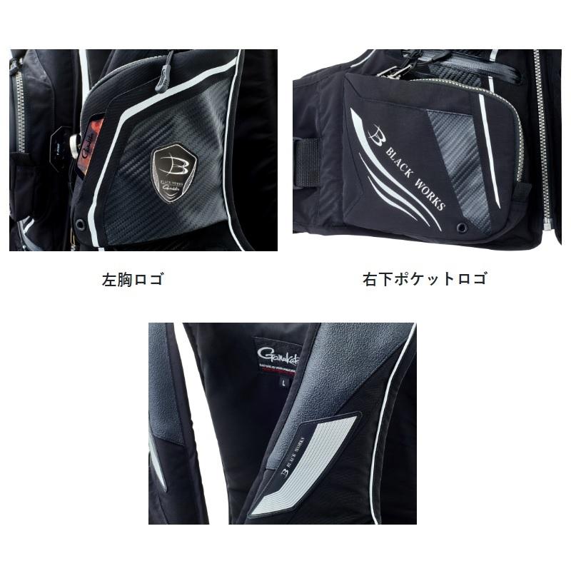 Gamakatsu（がまかつ） GM2193 フローティングベスト ブラック(BLACK