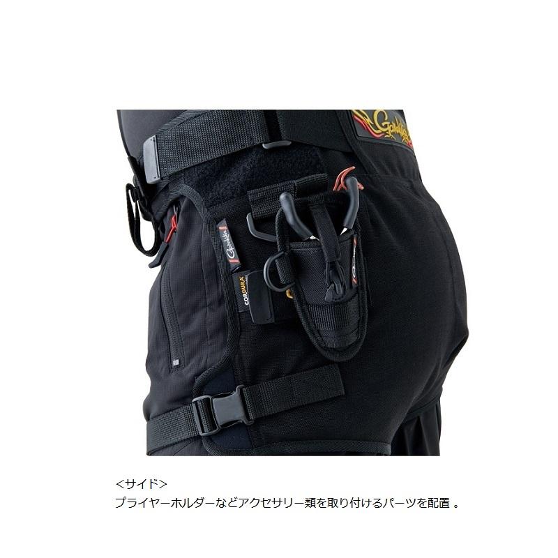 がまかつ(Gamakatsu) CORDURAヒップガード GM3726ブラック（ハイバックタイプ) M Gamakatsu（がまかつ） GM3726 CORDURAヒップガード ブラック