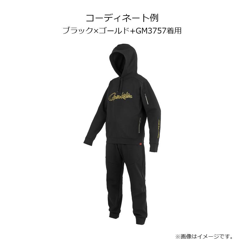 Gamakatsu（がまかつ） GM3755 フーデッドスウェットシャツ ブラック