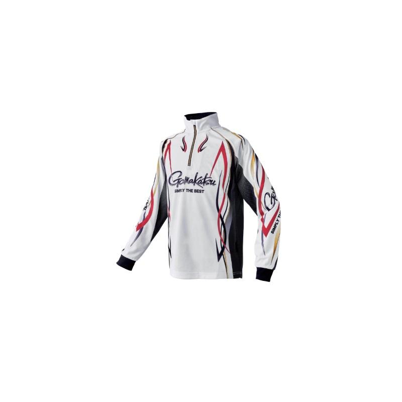 Gamakatsu（がまかつ） GM3734 2WAYプリントジップシャツ (長袖