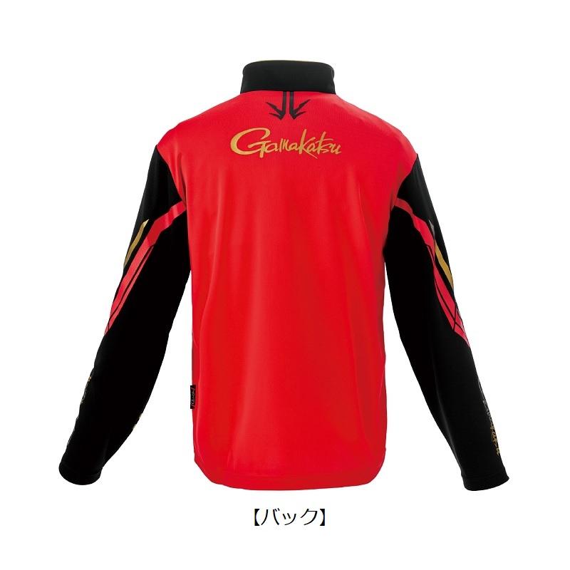 Gamakatsu（がまかつ） GM3778 UDジップシャツ レッド 3L : 釣具のFTO