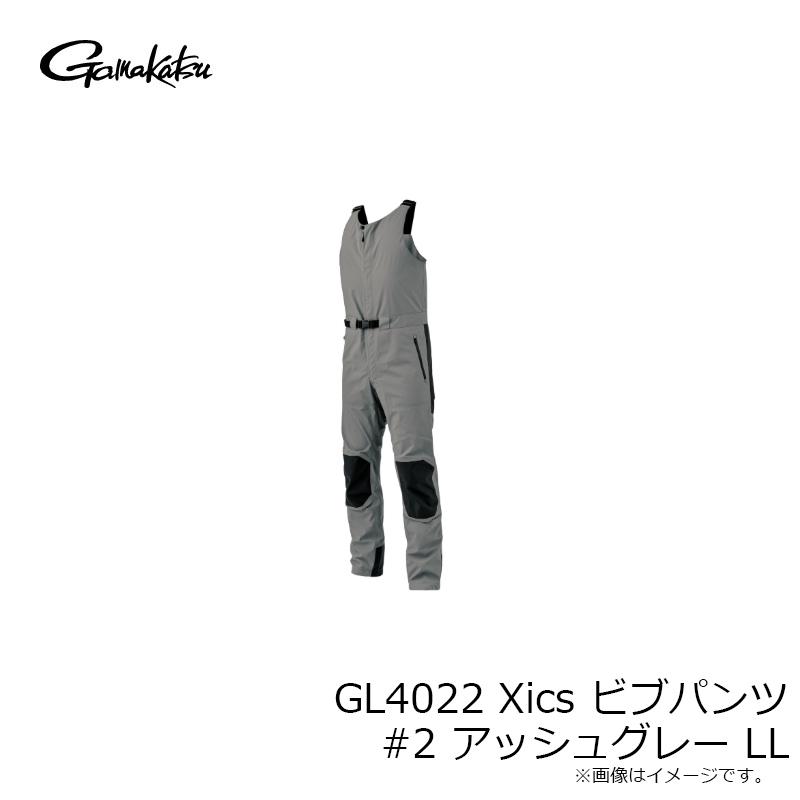 Gamakatsu（がまかつ） GL4022 Xics ビブパンツ #2 アッシュグレー LL