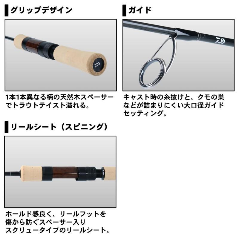 Silver Creek 48ULB トラウトロッド + Daiwa リール