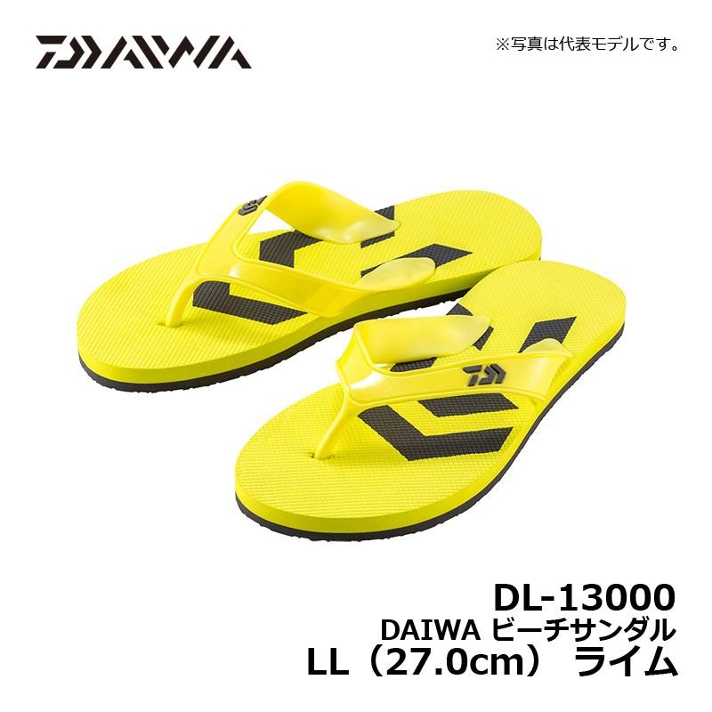 ダイワ　DL-13000 DAIWA ビーチサンダル ライム LL / ビーサン サンダル 海水浴｜yfto｜05