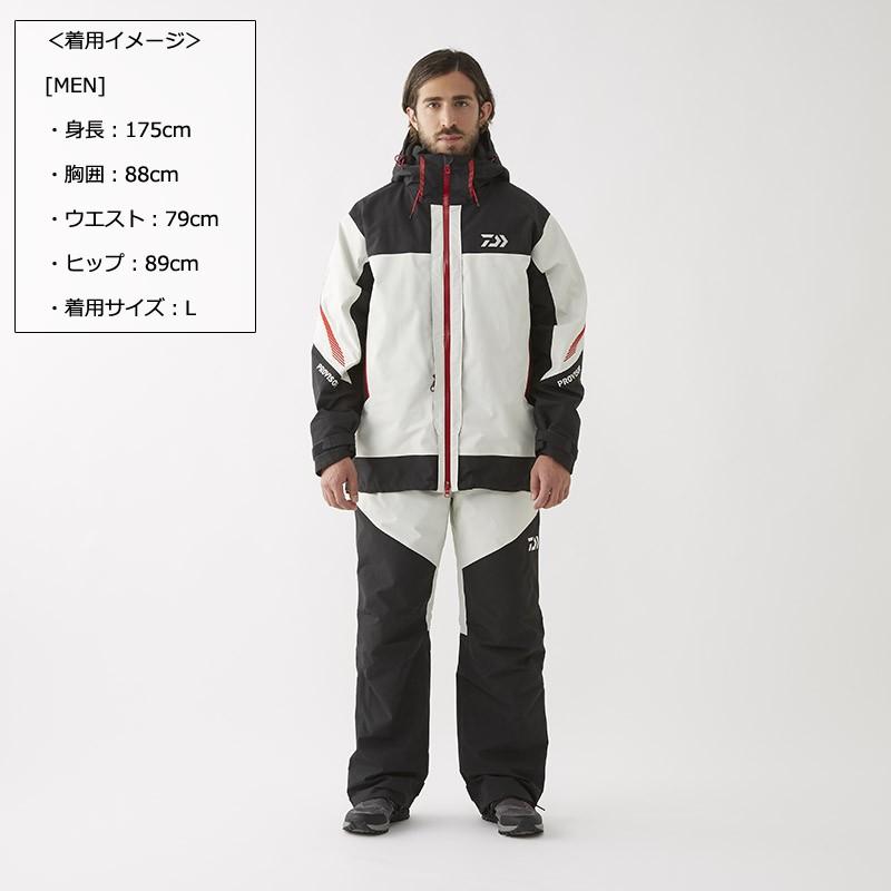 ダイワ　DW-1309 プロバイザー ゴアテックス プロダクト コンビアップウィンタースーツ ライトグレー XL / 釣り 防寒ウェア 上下セット