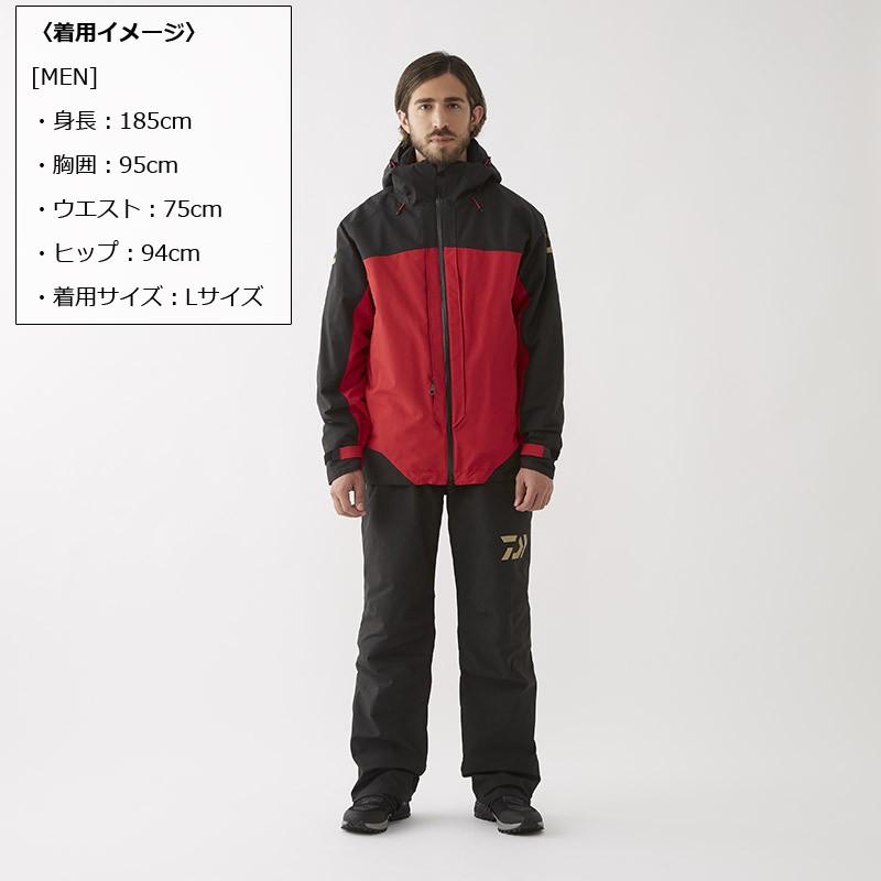 ダイワウインタースーツ上下 サイズL ダイワ DW-1925 (ブラック／L