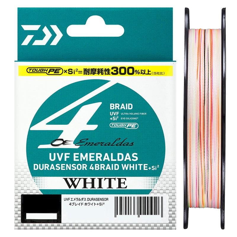 ダイワ　UVFエメラルダスデュラセンサー4ブレイド ホワイト+Si2 150m 0.6号 / PEライン 4本撚り エギング｜yfto