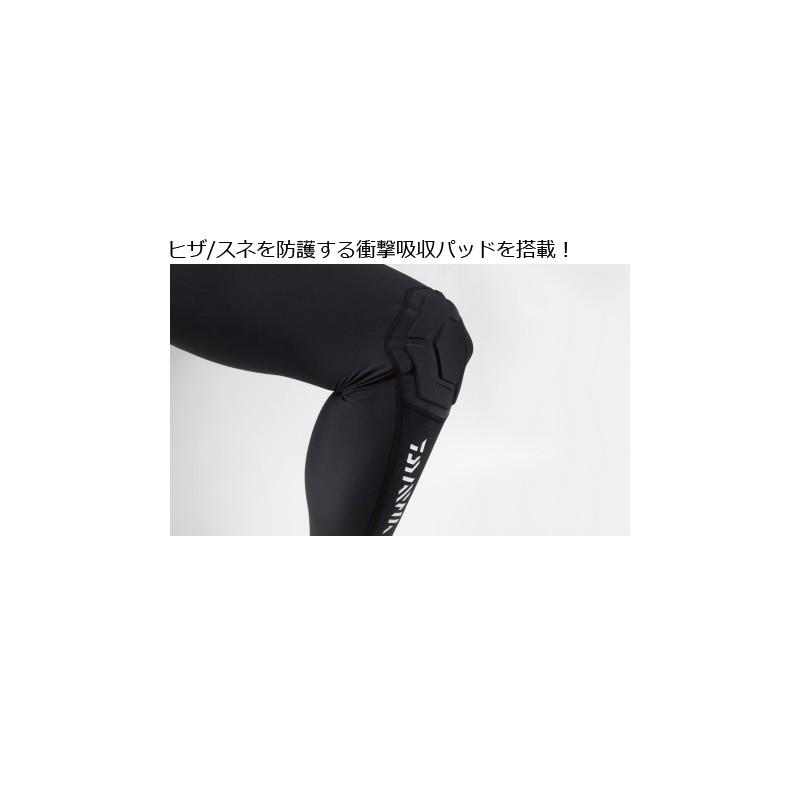 DAIWA インナーパンツ DU-50009PP L DAIWA（ダイワ） DU-50009PP ボディープロテクトタイツ M ブラック