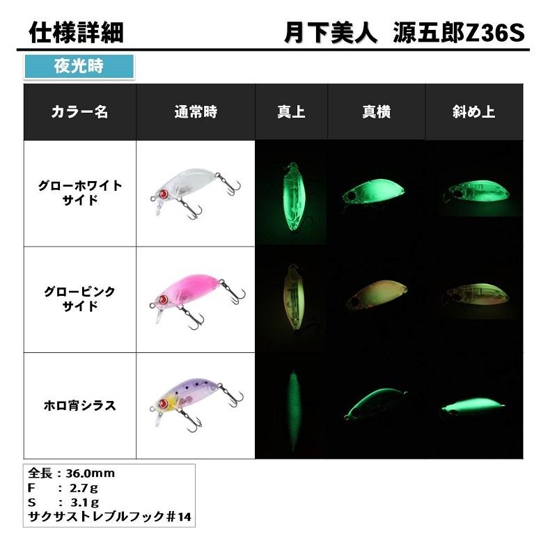 DAIWA（ダイワ） 月下美人源五郎Z 36S グローピンクサイド : 釣具のFTO