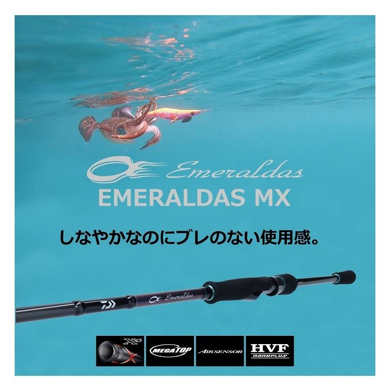 ダイワ　エメラルダスMX 86M-S.E ロッドケース、フックキーパー付き ダイワ エメラルダスMX 86M-S.E ロッドケース、フックキーパー付き