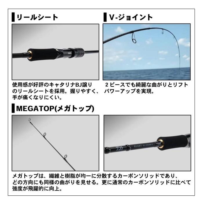 DAIWA（ダイワ） ブラスト SLJ エアポータブル 63MB-S / ソルトロッド