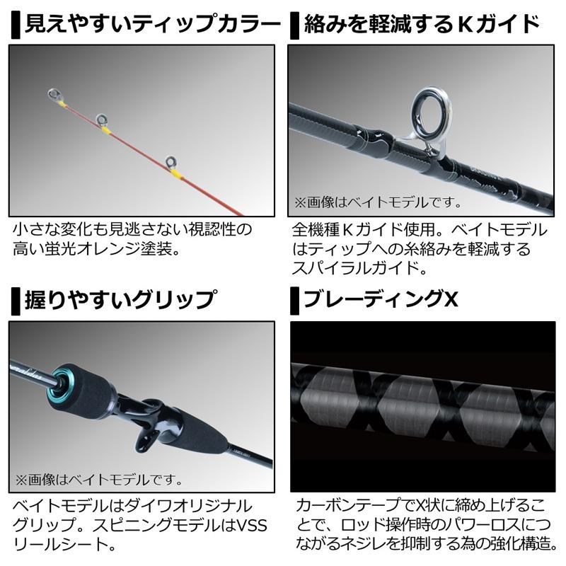 DAIWA（ダイワ） エメラルダス X イカメタル 65MLB-S : 釣具のFTO