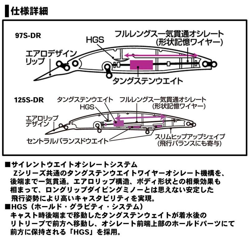 ダイワ　ショアラインシャイナーZ セットアッパー97S-DR 3Dカタクチレッドベリー｜yfto｜03