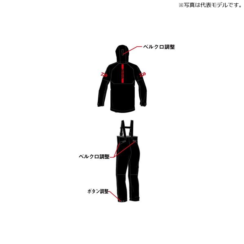 DAIWA（ダイワ） DR-9008 PVCオーシャンサロペットレインスーツ ダーク