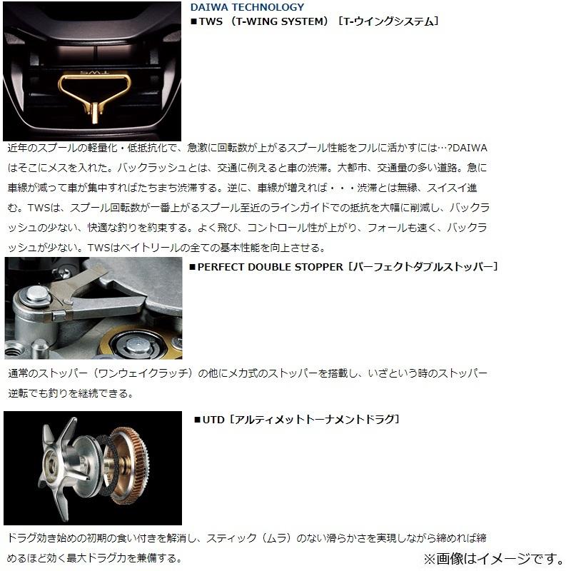 DAIWA（ダイワ） TATULA TW 400HL /ベイトリール バスリール 左巻き