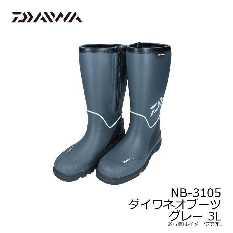 DAIWA（釣り） ダイワ NB-3105 ダイワネオブーツ グレー 3L