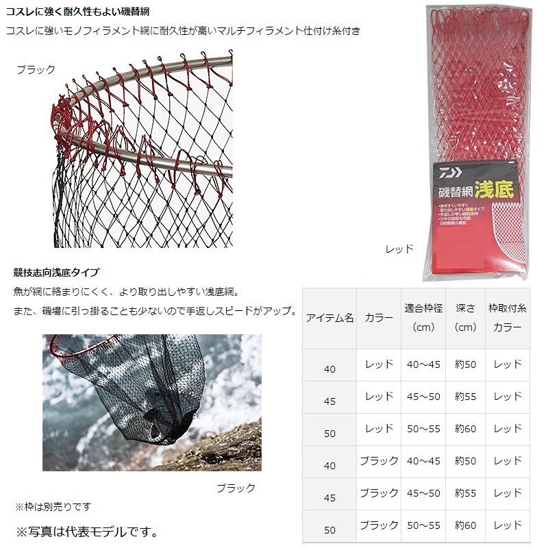 ダイワ US40 Daiwa DAIWA（ダイワ） 磯替網浅底 40 ブラック : 釣具のFTO - 通販 - Yahoo