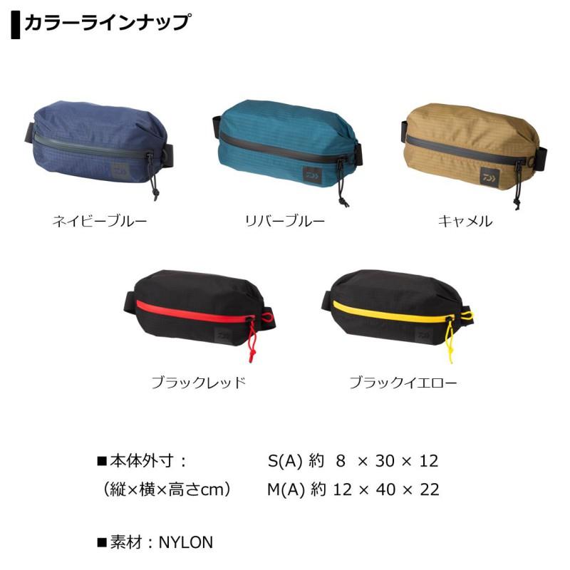 DAIWA（ダイワ） MPヒップバッグ(A) M ブラックイエロー : 釣具のFTO 