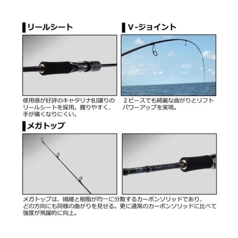 DAIWA（ダイワ） ブラスト SLJ AP 63LB-S / スーパーライトジギング