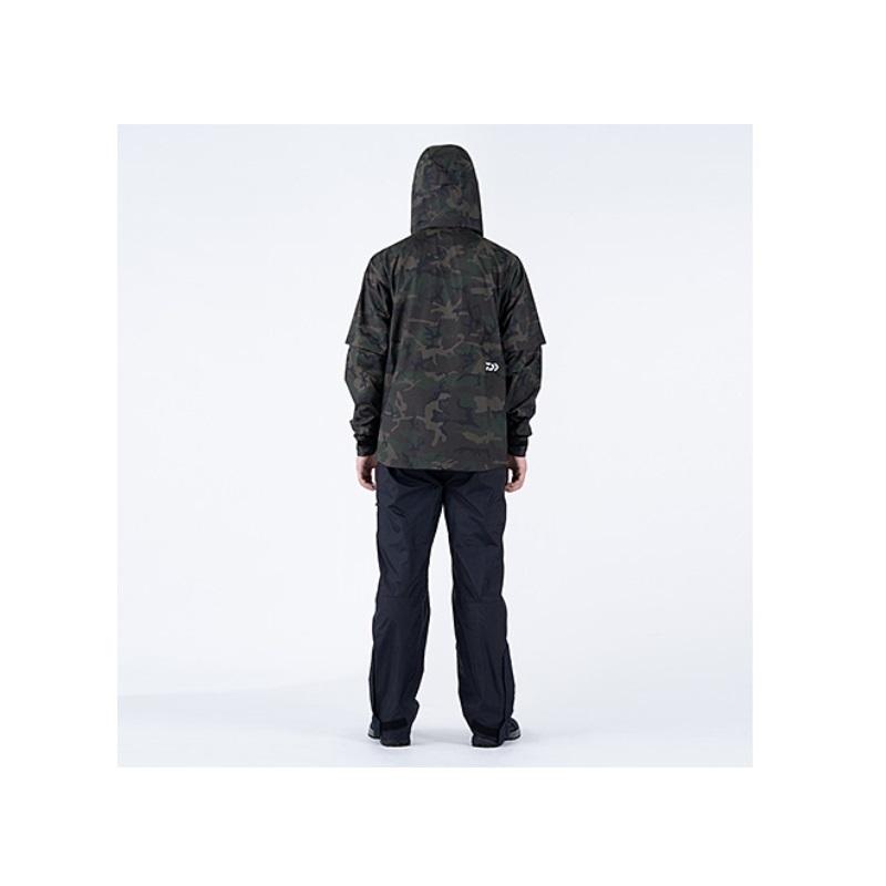 ダイワ　レインマックス　デタッチャブルレインスーツ　DR-3021 ブラック DR-3021 レインマックス デタッチャブルレインスーツ ブラック Mサイズ