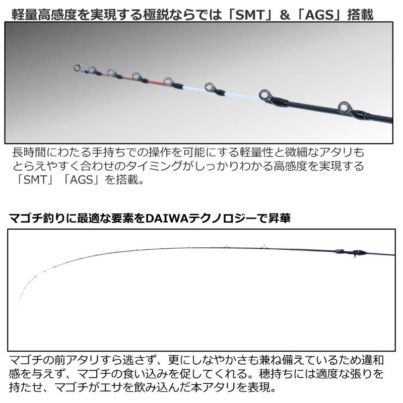 DAIWA（ダイワ） 極鋭マゴチ 216 / 船竿 キョクエイ : 釣具のFTO