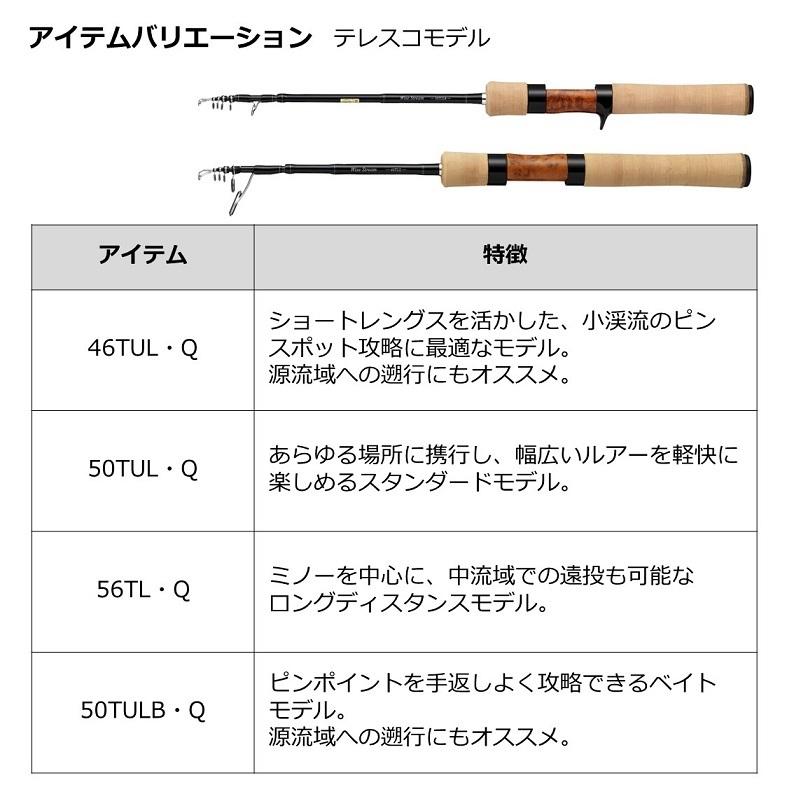DAIWA（ダイワ） 22ワイズストリーム 56TL・Q / トラウトロッド 渓流
