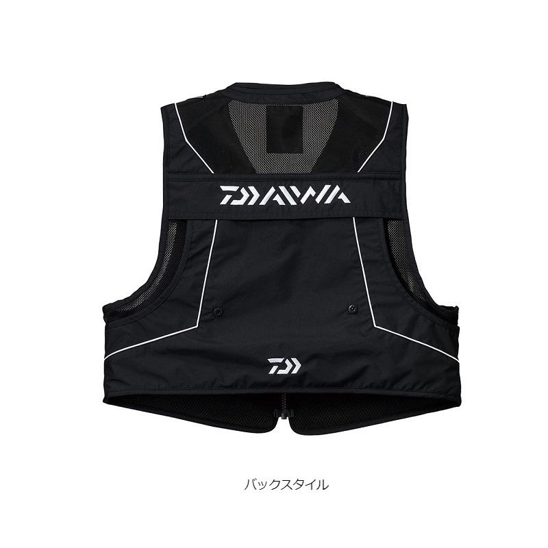 美品 ダイワ DV-3021 バリアテック ショートベスト ブラック XLサイズ DAIWA（ダイワ） DV-3021 バリアテック ショートベスト ブラック L