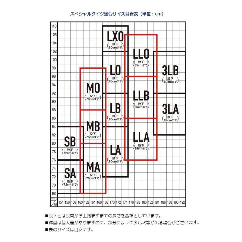 ダイワ　SP-4009W スペシャル タイツ ブラック LA