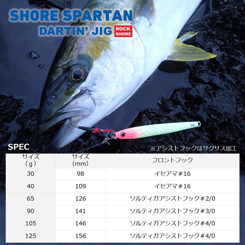 DAIWA（ダイワ） ショアスパルタン ダーティンジグ 30g UVリアルイワシ