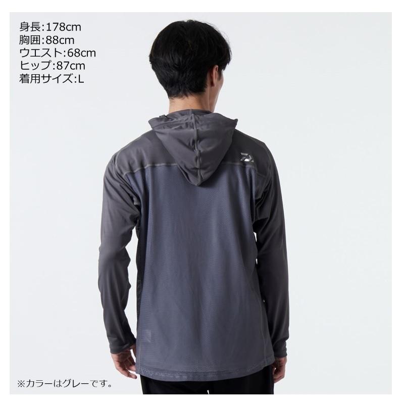 ぶり DAIWA（ダイワ） DE-3522 アイスドライ サンブロックジャケット グレー