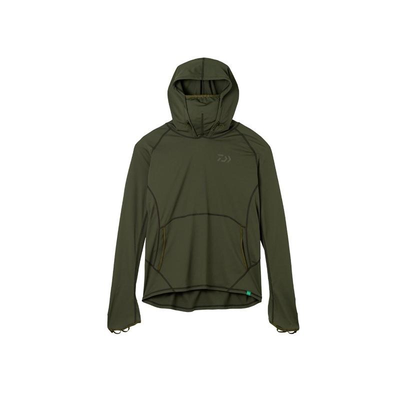DAIWA（ダイワ） DE-5122 BUG BLOCKER フーディーシャツ オリーブ L