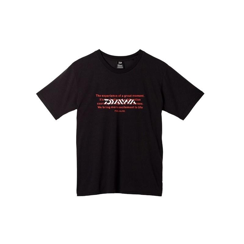 DAIWA（ダイワ） DE-6322 グラフィックTシャツ メッセージ ブラック L