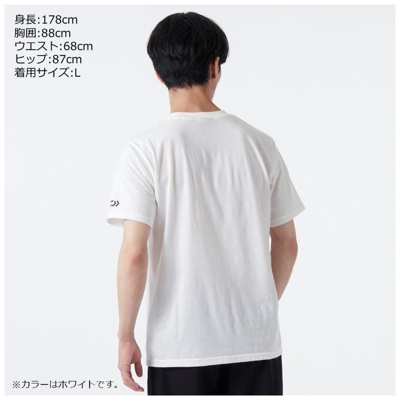 DAIWA（ダイワ） DE-6522 グラフィックTシャツ サーフ ホワイト 140